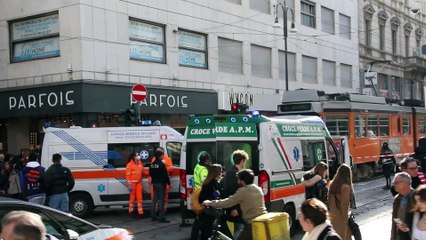 Milano, incidente in via Torino