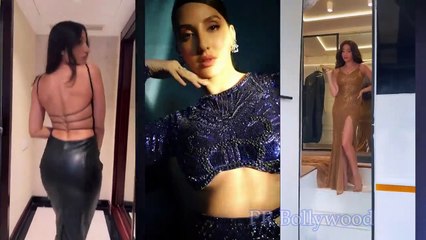 OMG!  Nora Fatehi flaunted her Curves in Transparent One Piece, Video went Viral