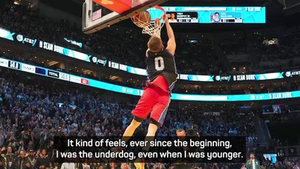 'Underdog' McClung grateful after Slam Dunk Contest win