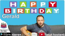 Happy Birthday, Gerald! Geburtstagsgrüße an Gerald