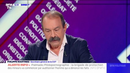 Philippe Martinez à propos de sa succession: "L'idée qu'une femme puisse diriger la CGT n'est plus un problème, il était temps"