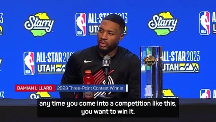 I didn't take Three-Point Contest seriously enough, says winner Lillard