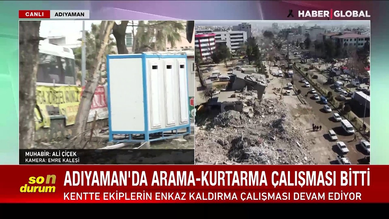 Haber Global ekibi Adıyaman'daki son durumu aktardı: Kentte arama kurtarma çalışması bitti