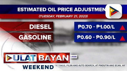 Presyo ng produktong petrolyo, tataas ngayong linggo