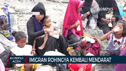 Imigran Rohingya Mendarat di Pantai Lampanah