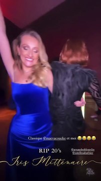 Diane Leyre et Maeva Coucke à la soirée d'anniversaire d'Iris Mittenaere.