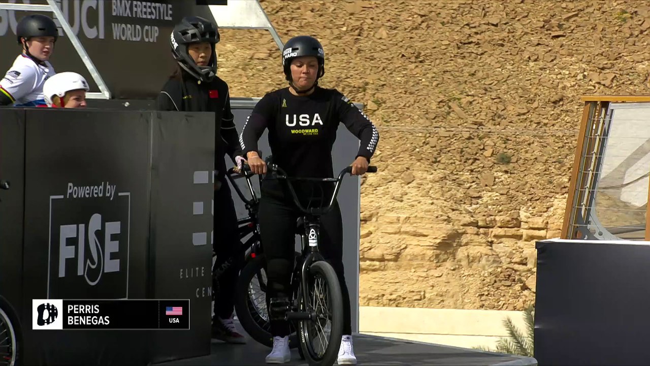 Perris Benegas - 3rd place | Women's Final | UCI BMX Freestyle World Cup Diriyah