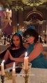 Clémence Botino et Vaimalama Chaves à la soirée d'anniversaire d'Iris Mittenaere.