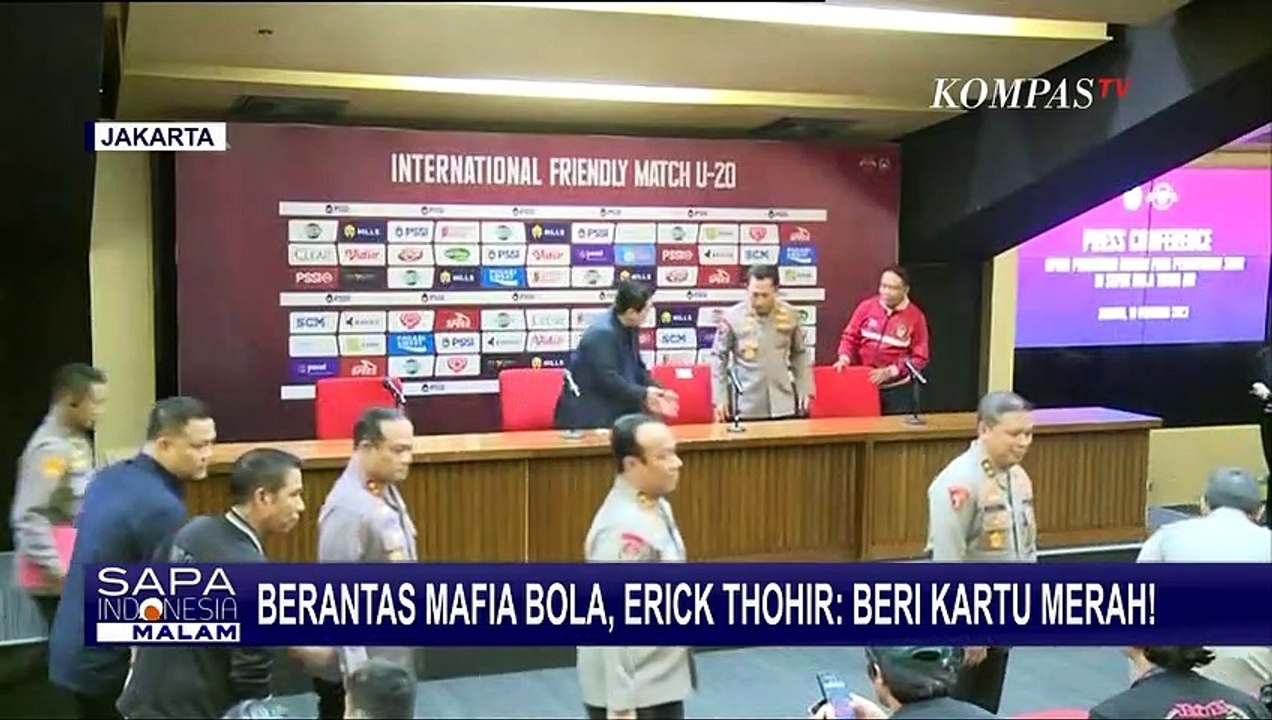 Siap Beri Kartu Merah Pada Mafia Bola, Erick Thohir: Pengatur Skor Jadi ...