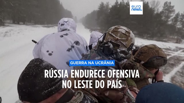 Forças russas endurecem ofensiva no leste da Ucrânia