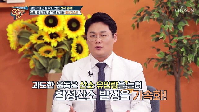 노화를 부르고 몸속을 오염시키는 배기가스 활성산소 TV CHOSUN 230219 방송