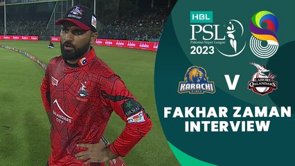 "It's good that I don't play against Lahore Qalandars's bowling"  | Fakhar Zaman | HBL PSL 8 | MI2T