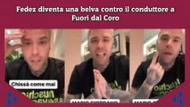 Fedez diventa una belva contro il conduttore a Fuori dal Coro