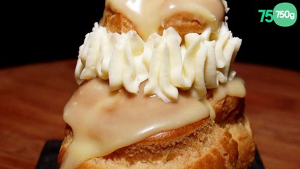 Religieuse rhum vanille