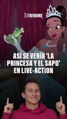 Así se vería 'La princesa y el sapo' si fuera live-action