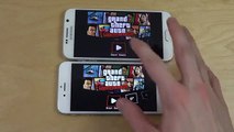 GTA Liberty City Stories Samsung Galaxy S6 Android 6.0 Beta vs. iPhone 6S - Gameplay Comparison! (Funny)