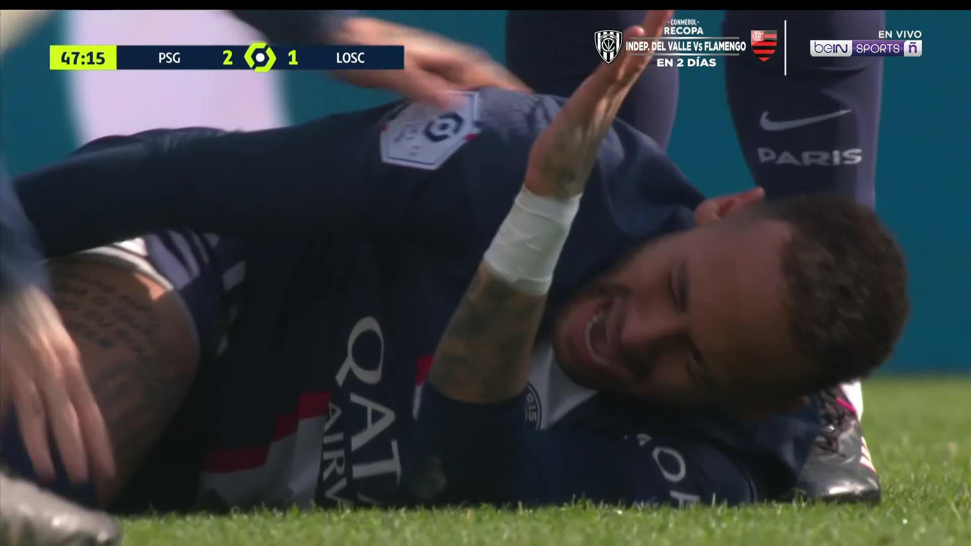 ¡NEYMAR LLORA luego de LESIONARSE gravemente!