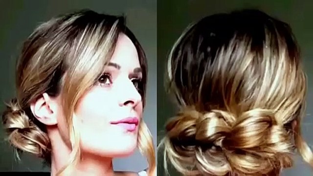 Beautiful hairstyles for woman Braided Bun Best hairstyles for long hair (Funny)