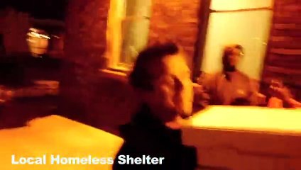 Homeless Pizza Party Prank!!