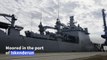Turkish warship serves as hospital to treat earthquake injured
