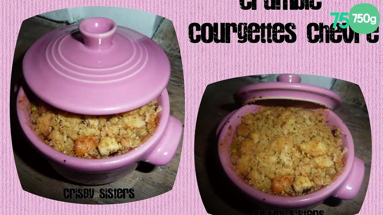 Crumble courgette-chèvre