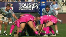 TOP 14 - Essai de Jérémy WARD (SFP) - Aviron Bayonnais - Stade Français - Saison 2022:2023