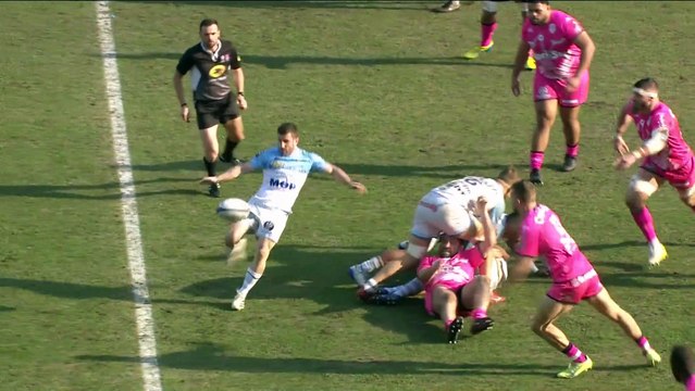 TOP 14 - Essai de Thomas CEYTE (AB) - Aviron Bayonnais - Stade Français - Saison 2022:2023