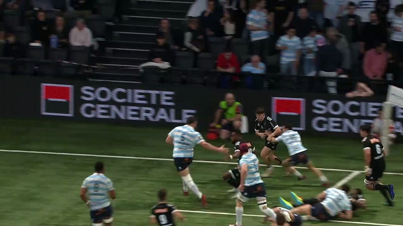 TOP 14 - Essai de Lucas PAULOS (CAB) - Racing 92 - CA Brive - Saison 2022:2023