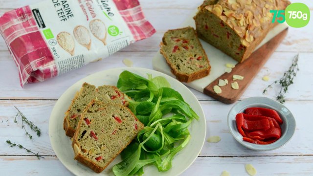 Cake salé sans gluten aux légumes et aux amandes