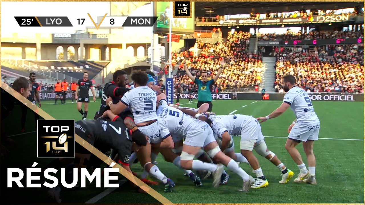 TOP 14 - Résumé LOU Rugby-Montpellier Hérault Rugby: 31-21 - J18 - Saison 2022/2023