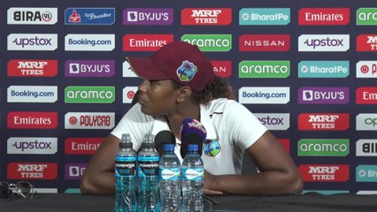 West Indies' Matthews reacts to T20 World Cup win over Pakistan