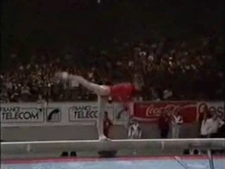 Li Yifang - UB EF - 1992 World Gymnastics Championships