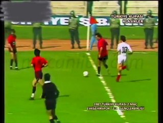 Eskişehirspor 2-1 Gençlerbirliği 20.05.1987 - 1986-1987 Turkish Cup Final Match 2nd Leg