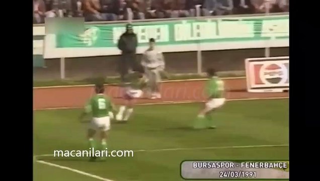 Bursaspor 2-0 Fenerbahçe 24.03.1991 - 1990-1991 Turkish 1st League Matchday 24