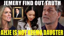 The Young And The Restless Spoilers Jemery find out Allie isn't Keemo's child - this is Diane's scam