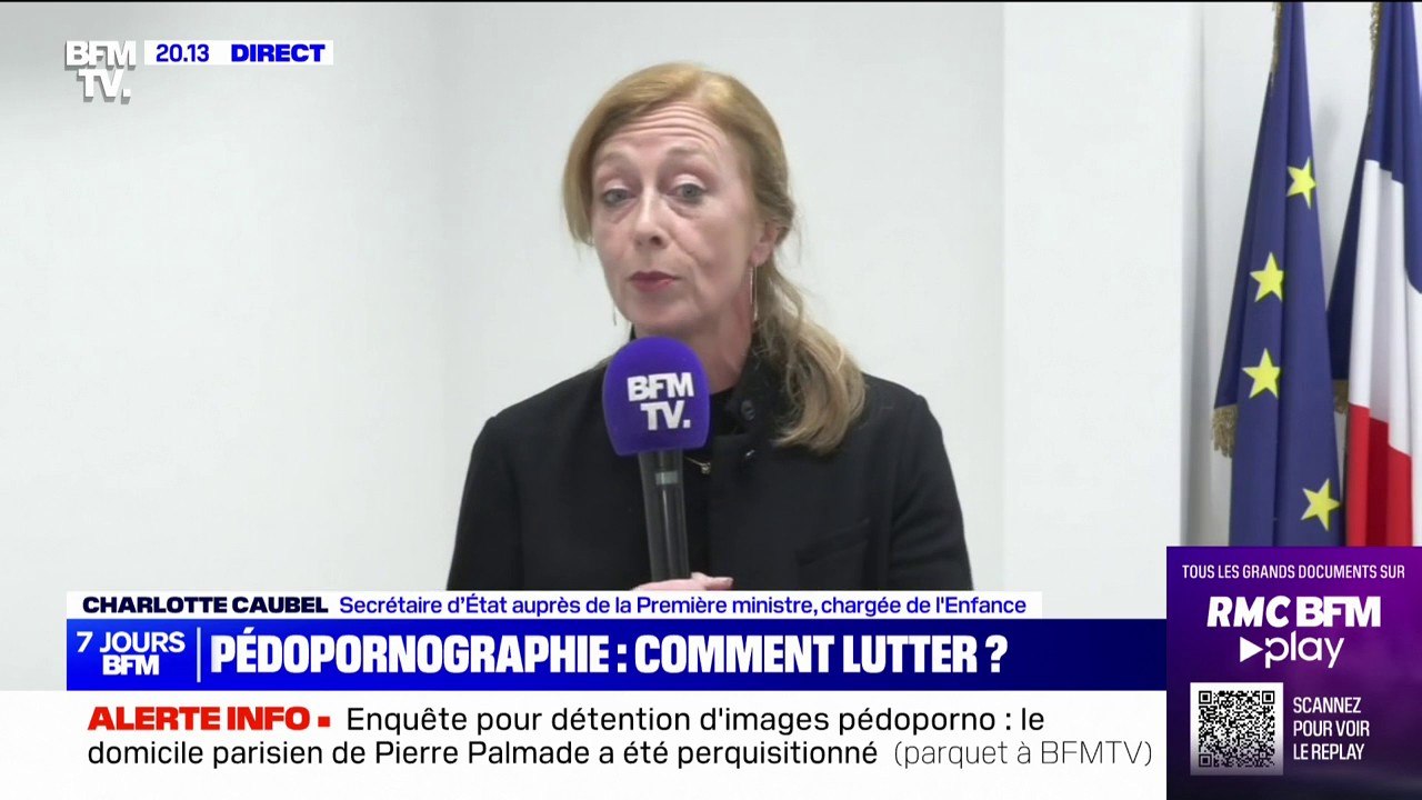 Charlotte Caubel, secrétaire d'État chargée de l'Enfance: "Notre pays est le premier pays hébergeur en Europe" de sites à caractère pédopornographique