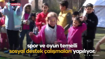 Kahramanmaraş'ta depremzede çocuklara moral etkinliği