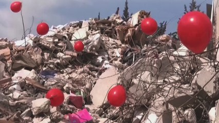 빨간 풍선이 되어 하늘나라로 떠난 어린이들 / YTN