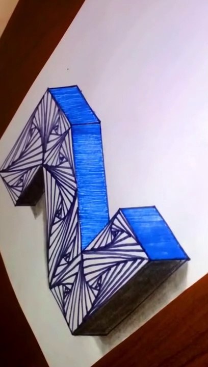 How To Draw 3D Alphabet Z  Tutorial | Googl | Top Trending | Top Viral | #trending #howto #Viral #motivational #tech #3dArt #3ddrawing #3dsketch #googl