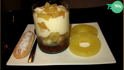 Tiramisu ananas