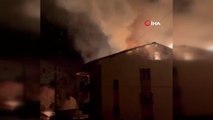 Kızılcahamam'da yangın paniği: Evler alevlere teslim oldu