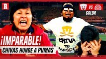 El COLOR de Pumas vs Chivas | Chivas ROMPE RACHA sin ganar en CU