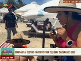 Nueva Esparta | Visitantes disfrutan de las diferentes actividades recreativas  en Playa Parguito