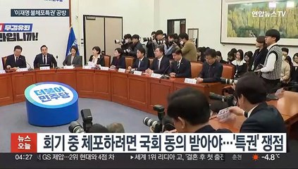 이재명 체포안 국회 접수 임박…여야 '불체포특권' 공방
