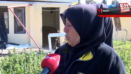 Hatay'da deprem sonrasında bazı evler Asi Nehri'ne sürüklendi