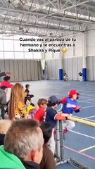 Shakira y Piqué coinciden en un partido de béisbol de Milan