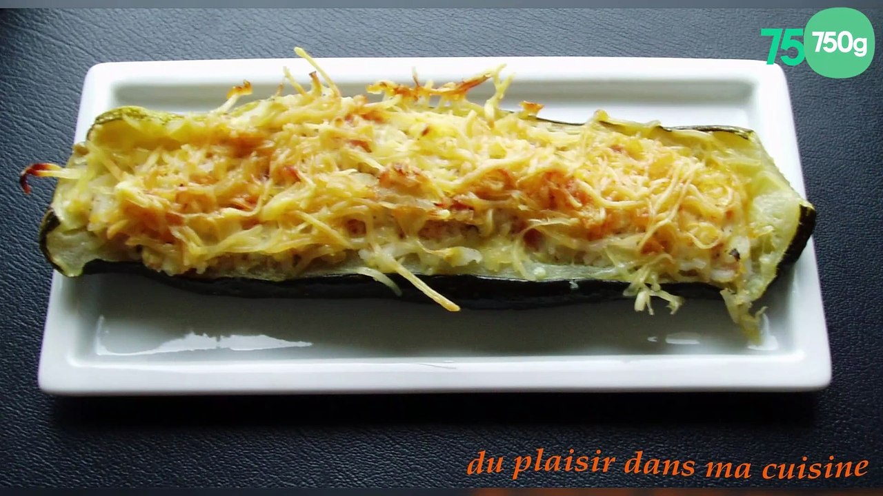 Courgettes farcies au yaourt