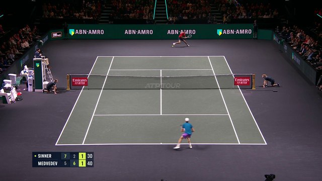 Sinner v Medvedev | ATP Rotterdam Final | Match Highlights