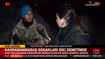 Kahramanmaraş sokaklarında sıkı denetim