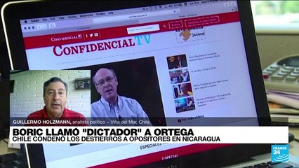 Guillermo Holzmann: "Boric es coherente con sus convicciones" al llamar 'dictador' a Ortega